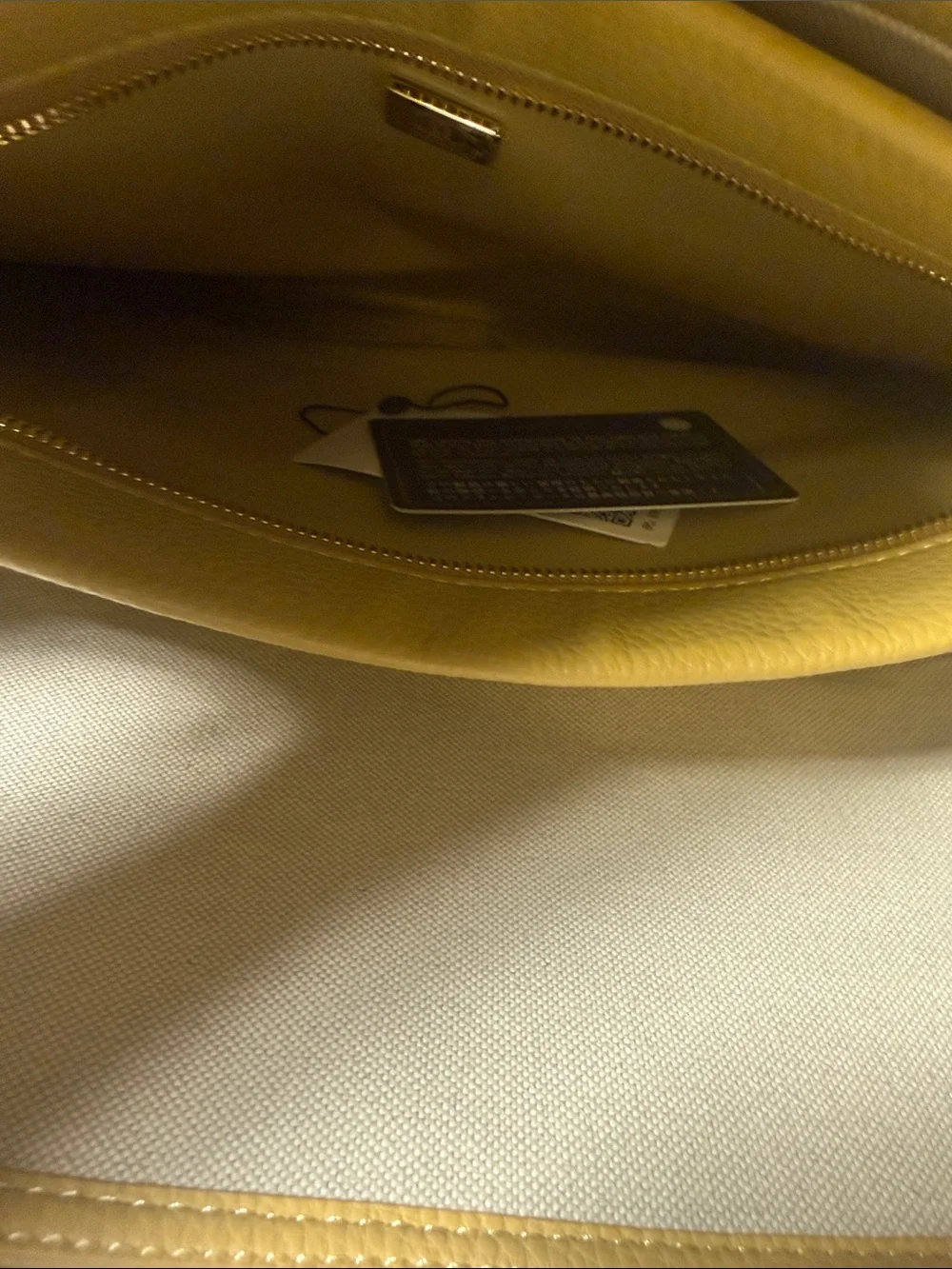 Yellow Genuine Leather Top-Handle Women’s Bag